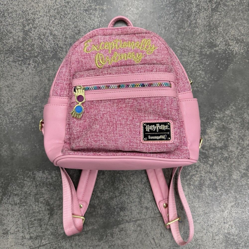 Loungefly Luna Lovegood Pink Mini Backpack Harry Potter Exceptionally Ordinary